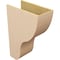 Ekena Millwork 12"W x 24"D x 36"H Classic Greensboro Rough Cedar Woodgrain TimberThane Corbel, Primed Tan CORUR12X24X36GRNRCPR - alternate 4